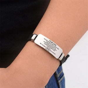 Encourage Jewelry Men Wristband Stainless Steel Bracelet For Boys