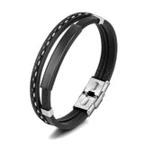 Vintage Stainless Steel Bracelet Men's Jewelry