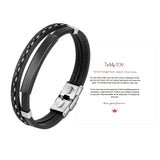 Vintage Stainless Steel Bracelet Men's Jewelry