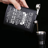 Personalized Stainless Steel Whisky Hip Flask for Son