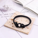 Love You Forever Braided Leather Knot Bracelet Gift