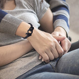 Love You Forever Braided Leather Knot Bracelet Gift