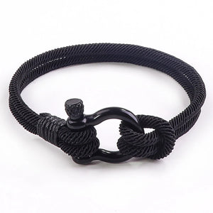 Love You Forever Braided Leather Knot Bracelet Gift