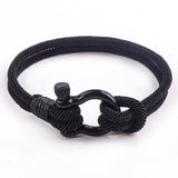 Love You Forever Braided Leather Knot Bracelet Gift