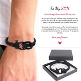 To My Son Bracelet Nautical Bracelet