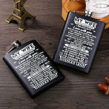 Stainless Steel Hip Flask Alcohol Bottle Travel Whiskey Liquor Bottle