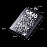 Stainless Steel Hip Flask Alcohol Bottle Travel Whiskey Liquor Bottle