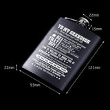 Grandson 8OZ Stainless Steel Whiskey Vodka Hip flask