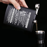Grandson 8OZ Stainless Steel Whiskey Vodka Hip flask