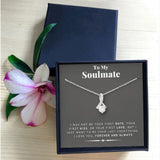 Soulmate Zircon Pendant Necklace for Women