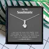 Soulmate Zircon Pendant Necklace for Women
