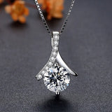 Soulmate Zircon Pendant Necklace for Women