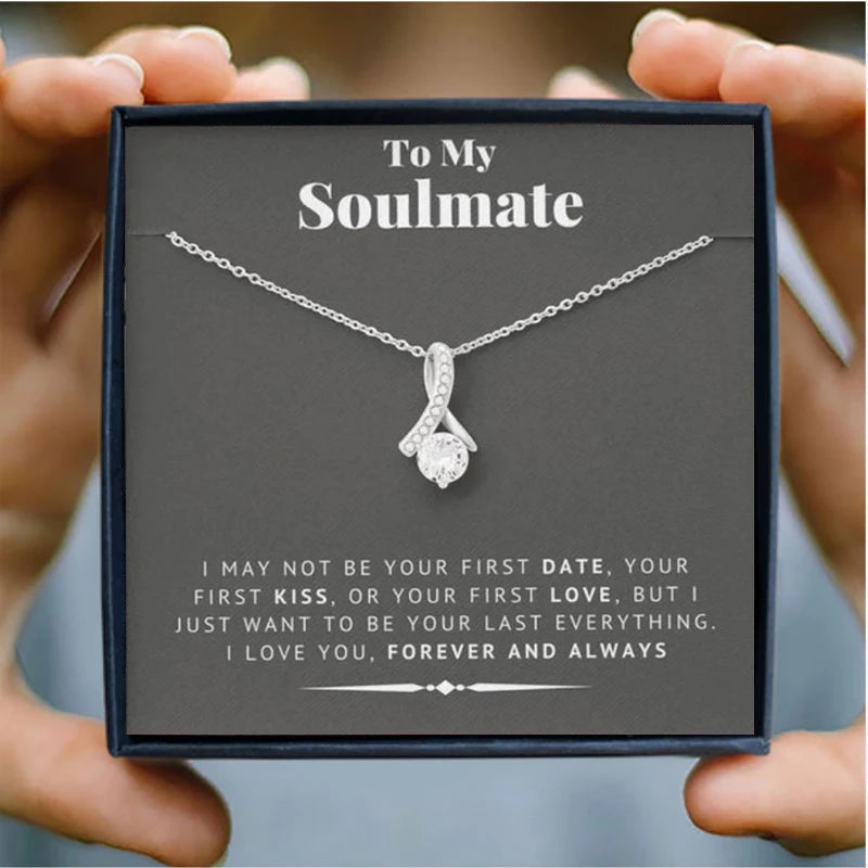 Soulmate Zircon Pendant Necklace for Women