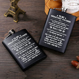 8OZ Stainless Steel Whiskey Vodka Hip flask Portable Flagon