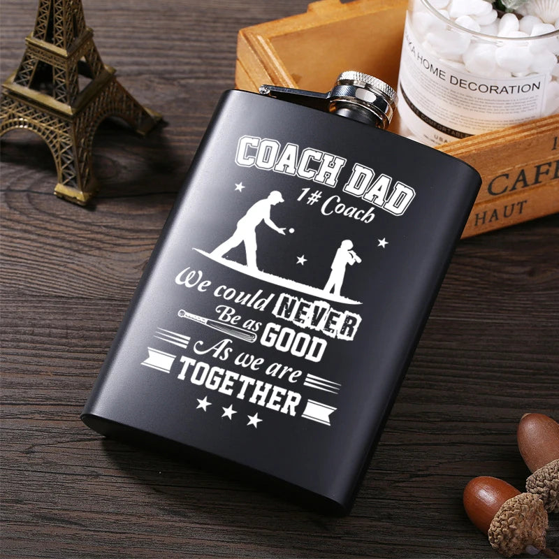 Portable Stainless Steel Hip Flask Alcohol Bottle Travel Whiskey Liquor Flagon