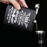 Mini 8oz Stainless Steel Whisky Flask with Funnel