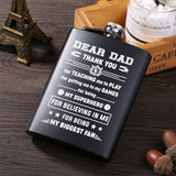 Dad Engraved 7 oz Stainless Steel Hip Flask