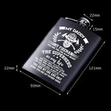 Portable Stainless Steel Hip Flask - Small Bottle