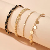 Bohemian Tassel Anklets for Women Charms Alloy Foot Chain Jewelry