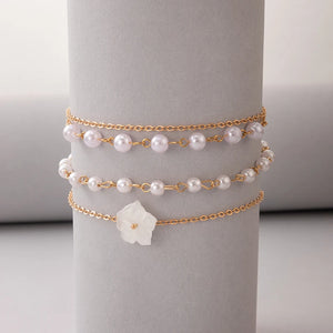 Pretty Flowers Anklet for Women