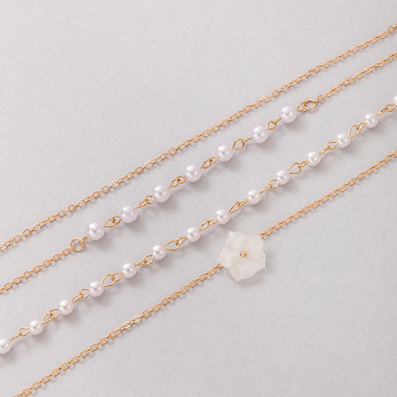 Pretty Flowers Anklet for Women