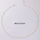 Tocona Colorful Beaded Waist Chain Eyes Hollow Body Jewelry for Women