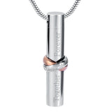 Forever Engrave Urn Keepsake Cremation Necklace - Pet/Human Ashes