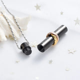 Forever Engrave Urn Keepsake Cremation Necklace - Pet/Human Ashes