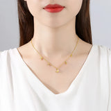 Evil Eye Necklace 925 Silver Chain Choker Bijoux