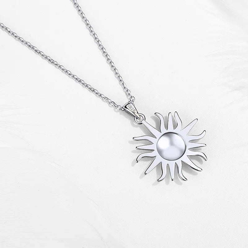 Vintage 925 Silver Evil Eye Necklace for Women