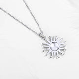 Vintage 925 Silver Evil Eye Necklace for Women