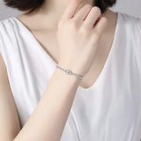925 Silver Evil Eye Tennis Bracelet Bulgaria Allah Jewelry