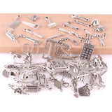 65pcs Vintage Construction Tool Charm Collection DIY Craft