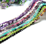 4mm Faceted Natural Stone Beads for Jewelry Making DIY Bracelet