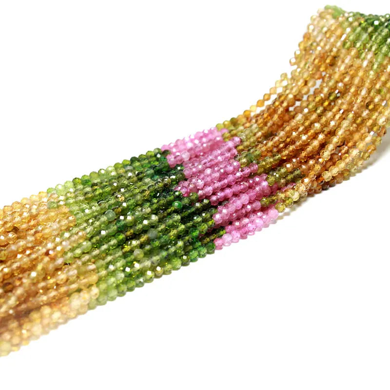 AAAA 2MM Tourmaline Round Gemstone Beads DIY Jewelry Making