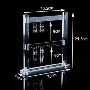 Acrylic Drop Earrings Display Stand Organizer Rack