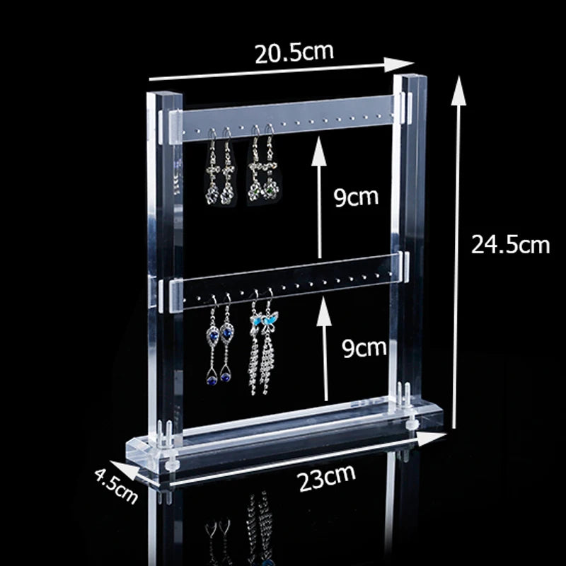 Acrylic Drop Earrings Display Stand Organizer Rack