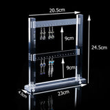 Acrylic Drop Earrings Display Stand Organizer Rack