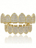 Halloween Mouth Grills Copper Plated Tooth Caps for Cosplay