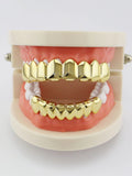 Halloween Mouth Grills Copper Plated Tooth Caps for Cosplay