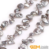 Natural Reborn Keshi Freshwater Pearls DIY Beads Strand 15 Inch