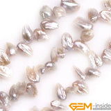 Natural Reborn Keshi Freshwater Pearls DIY Beads Strand 15 Inch