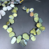 Rainbow Titanium Agate Slab Slice Beads for Jewelry Making