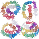 Titanium Coated Quartz Crystal Points Loose Beads for Jewelry Making