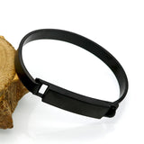 Men's Stainless Steel Love Bracelet Punk Bangle