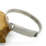 Men's Stainless Steel Love Bracelet Punk Bangle