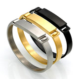 Men's Stainless Steel Love Bracelet Punk Bangle