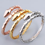 Snake Shaped Bangle Bracelet Women Jewelry