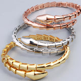 Snake Shaped Bangle Bracelet Women Jewelry