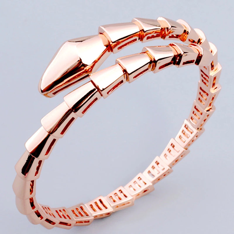 Snake Shaped Bangle Bracelet Women Jewelry